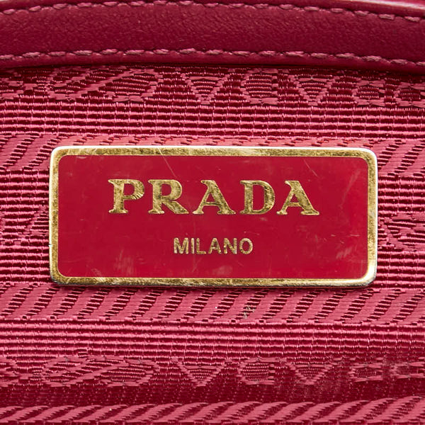 プラダ ハンドバッグ ショルダーバッグ 2WAY 1BA172 ピンク ナイロン レザー レディース PRADA 【中古】
