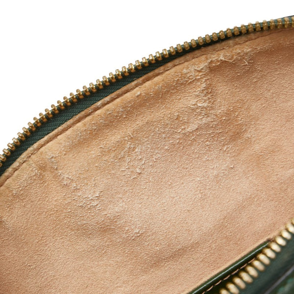 グッチ オフィディア シェリーライン 斜め掛け ショルダーバッグ 499621 オレンジ グリーン スウェード レザー レディース GUCCI 【中古】