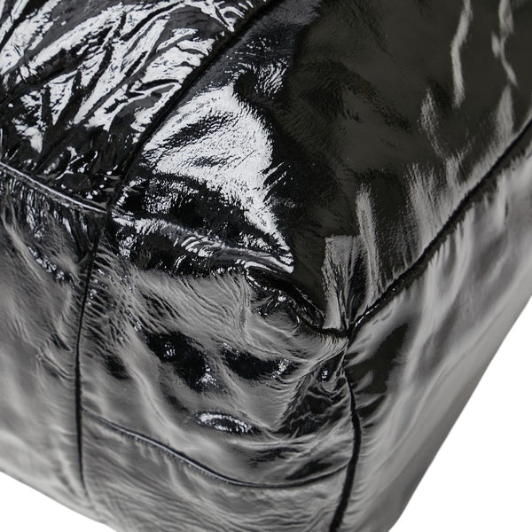 グッチ ヒステリア ワンショルダーバッグ 197061 ブラック パテントレザー レディース GUCCI 【中古】