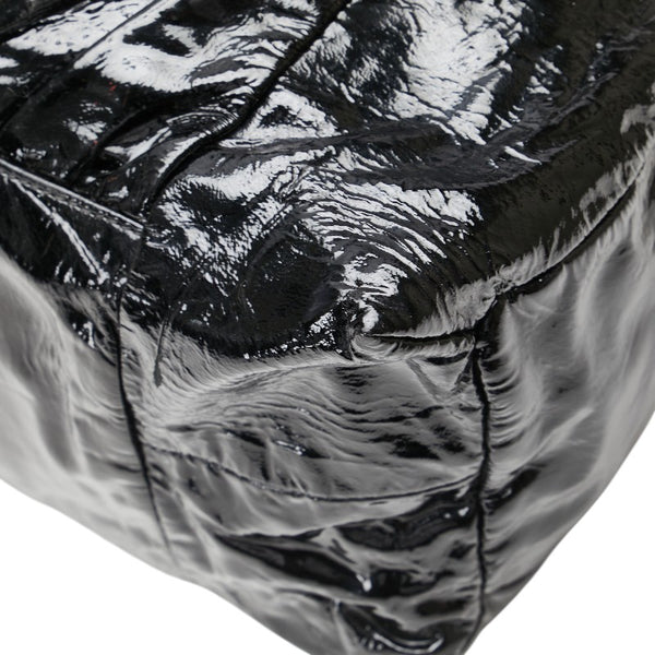 グッチ ヒステリア ワンショルダーバッグ 197061 ブラック パテントレザー レディース GUCCI 【中古】