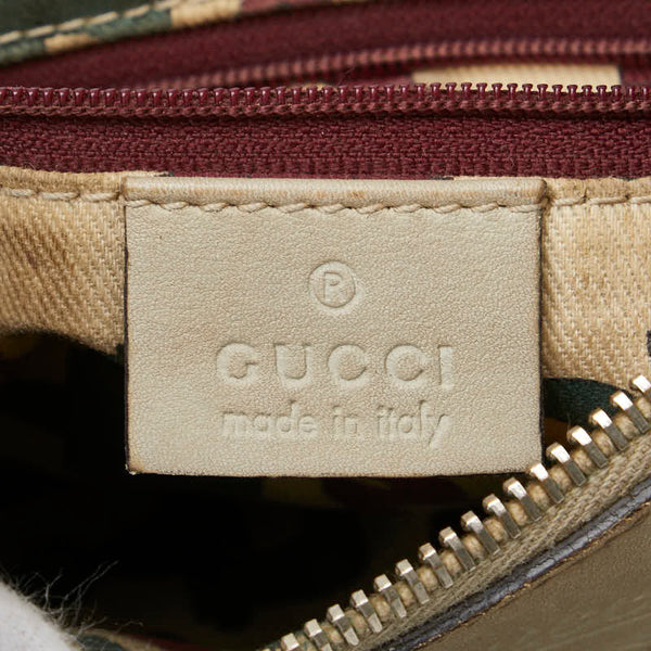 グッチ グッチシマ アビー ハンドバッグ 190525 ベージュ レザー レディース GUCCI 【中古】