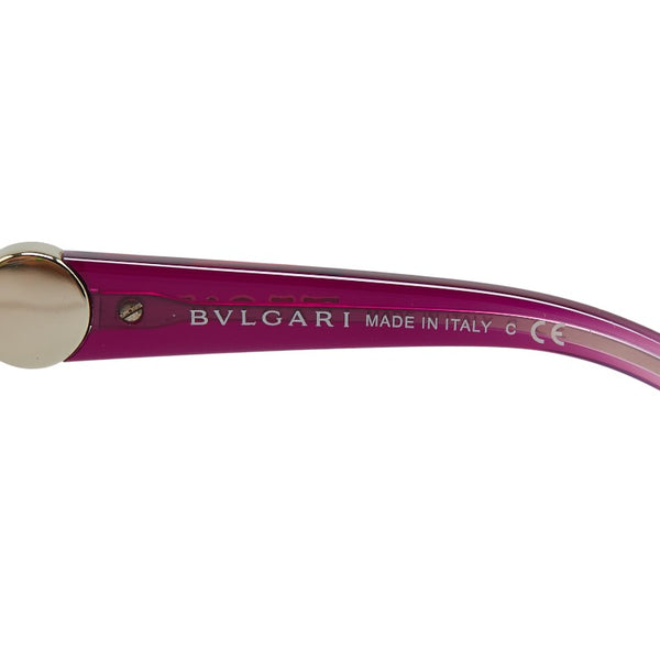ブルガリ サングラス 8080-B パープル マルチカラー プラスチック カラーストーン レディース BVLGARI 【中古】