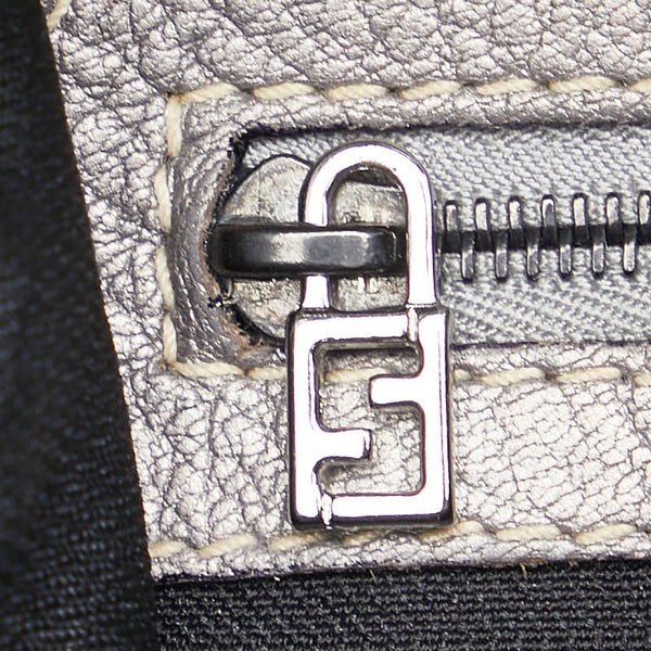 フェンディ ワンショルダーバッグ グレー レザー レディース FENDI 【中古】