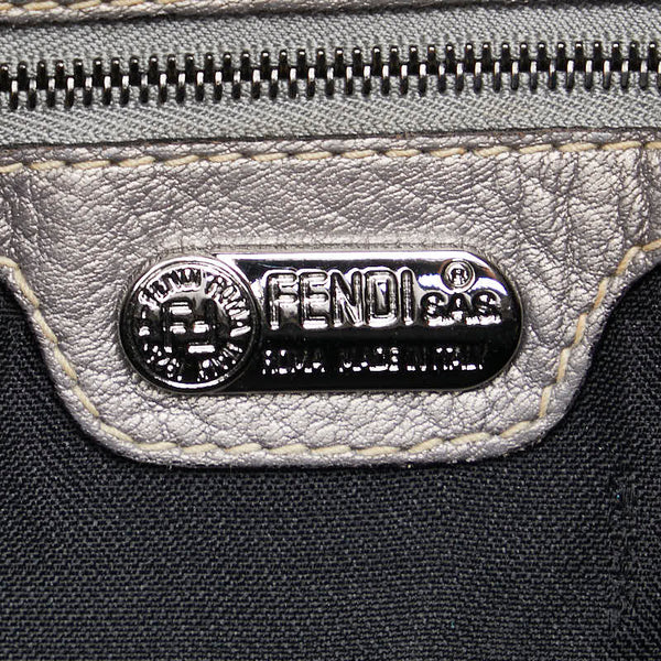 フェンディ ワンショルダーバッグ グレー レザー レディース FENDI 【中古】