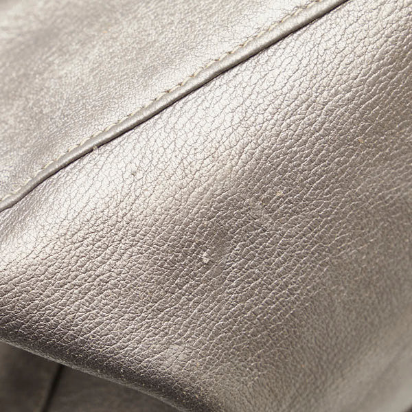 フェンディ ワンショルダーバッグ グレー レザー レディース FENDI 【中古】