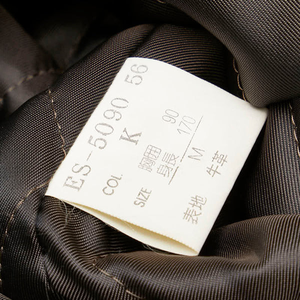 ディオール ムッシュ ハーフコート サイズ：M ブラウン レザー ポリエステル キュプラ メンズ Dior 【中古】