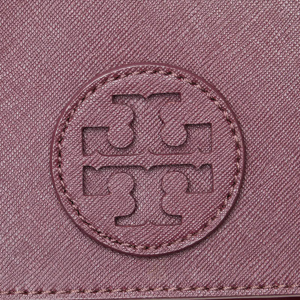 トリーバーチ リュック バックパック ワインレッド ボルドー ナイロン レザー レディース Tory Burch 【中古】