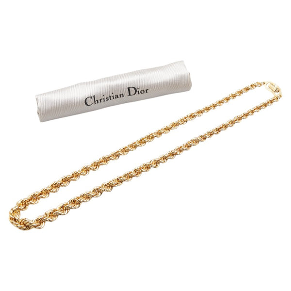 ディオール ネックレス ゴールド メッキ レディース Dior 【中古】