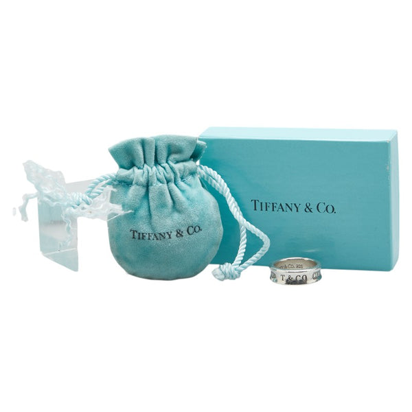 ティファニー 1837 ナロー リング 指輪 SV925 シルバー レディース TIFFANY&Co. 【中古】