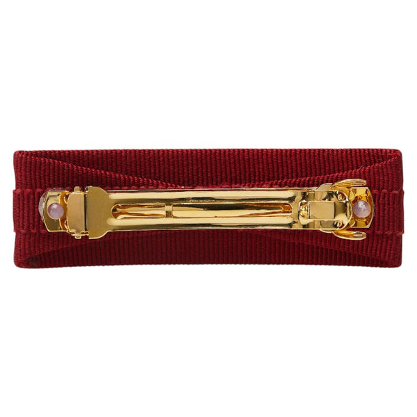 サルヴァトーレフェラガモ ガンチーニ バレッタ レッド ゴールド キャンバス メッキ レディース Salvatore Ferragamo 【中古】