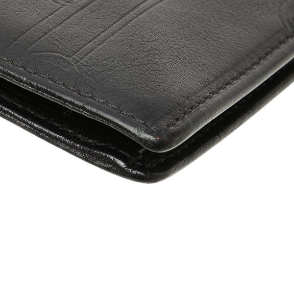 カルティエ パシャ ドゥ カルティエ マトリックス 長財布 ブラック レザー レディース CARTIER 【中古】
