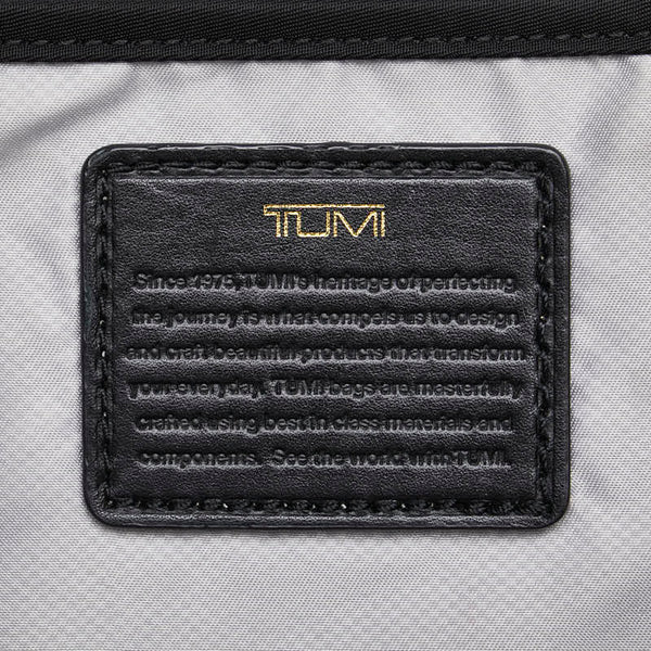トゥミ リュック バックパック ブラック ナイロン レザー レディース TUMI 【中古】