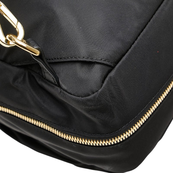 トゥミ リュック バックパック ブラック ナイロン レザー レディース TUMI 【中古】