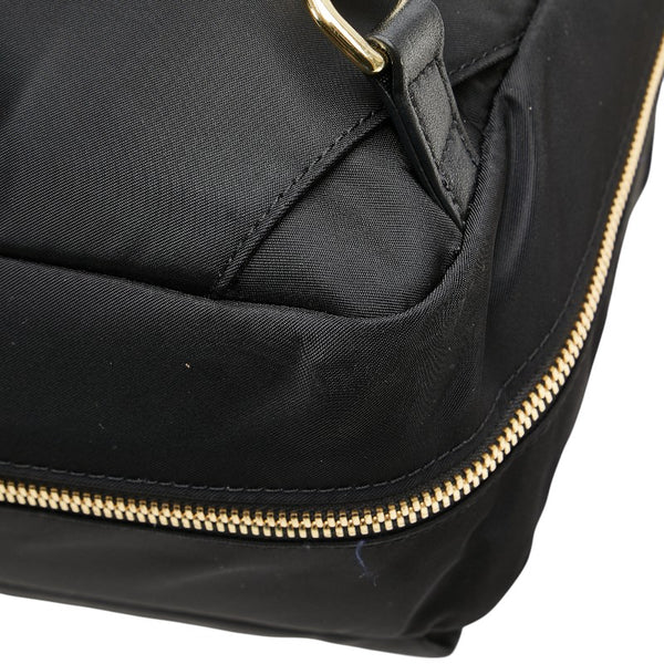 トゥミ リュック バックパック ブラック ナイロン レザー レディース TUMI 【中古】