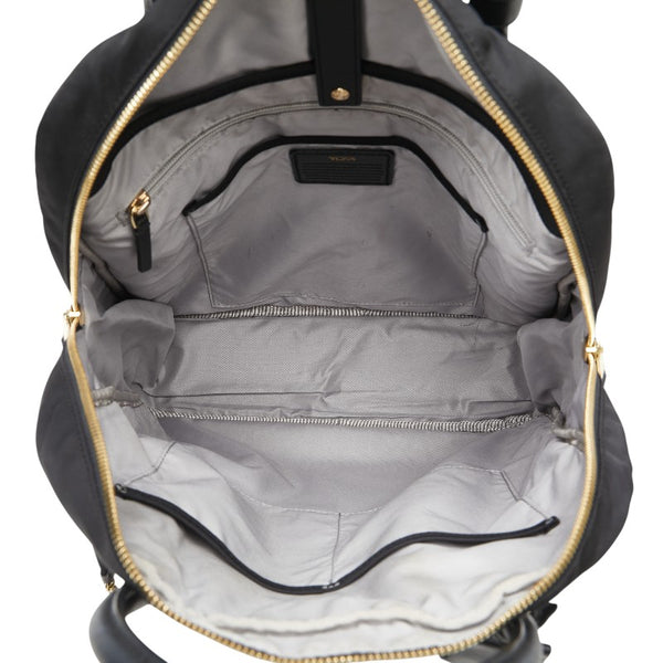 トゥミ リュック バックパック ブラック ナイロン レザー レディース TUMI 【中古】