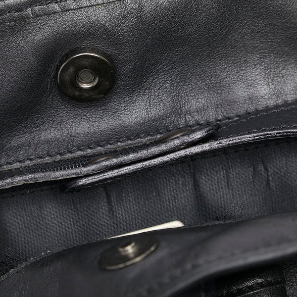 マックスマーラ ショルダーバッグ ボディバッグ ブラック レザー レディース MAX MARA 【中古】