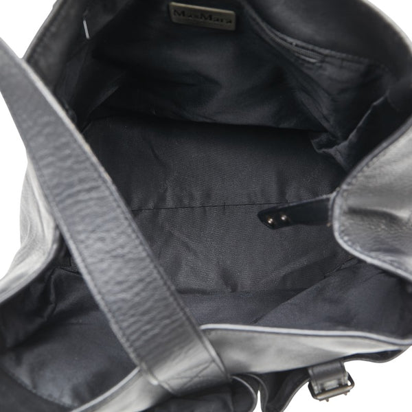 マックスマーラ ショルダーバッグ ボディバッグ ブラック レザー レディース MAX MARA 【中古】