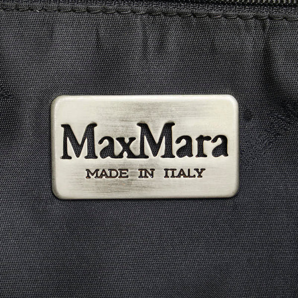 マックスマーラ ショルダーバッグ ボディバッグ ブラック レザー レディース MAX MARA 【中古】
