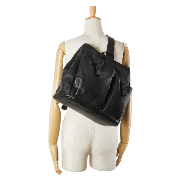 マックスマーラ ショルダーバッグ ボディバッグ ブラック レザー レディース MAX MARA 【中古】