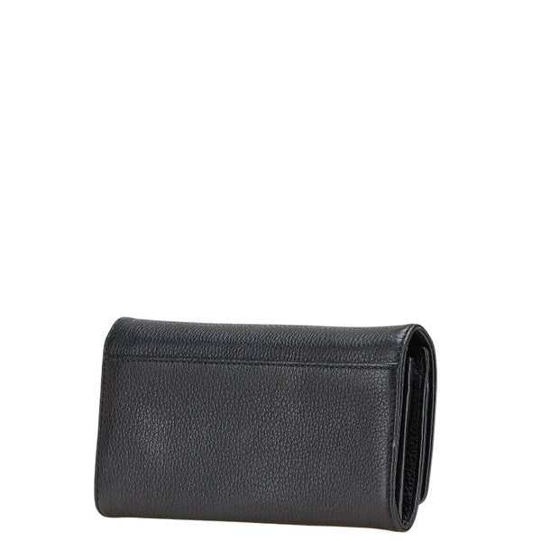 マイケルコース 長財布 ブラック レザー レディース Michael Kors 【中古】