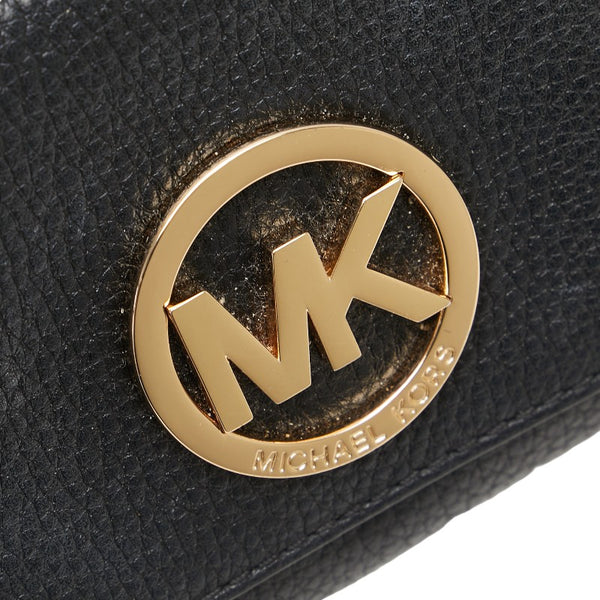 マイケルコース 長財布 ブラック レザー レディース Michael Kors 【中古】
