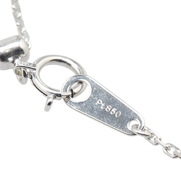 Pt900 プラチナ Pt850 プラチナ 合成ダイヤ2.01ct ダイヤ0.905ct ラウンド サークル ペンダントネックレス レディース 【中古】