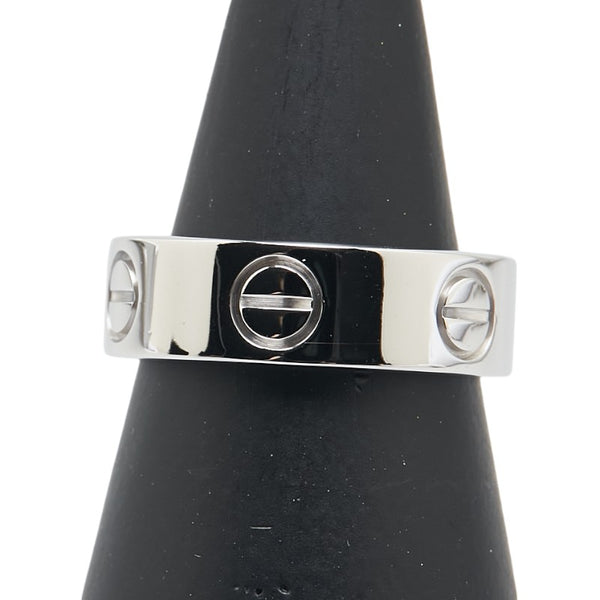 カルティエ ラブリング リング 指輪 #48 K18WG ホワイトゴールド レディース CARTIER 【中古】