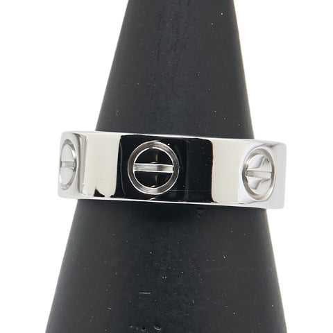 カルティエ ラブリング リング 指輪 #48 K18WG ホワイトゴールド レディース CARTIER 【中古】