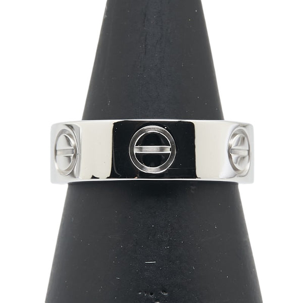 カルティエ ラブリング リング 指輪 #48 K18WG ホワイトゴールド レディース CARTIER 【中古】