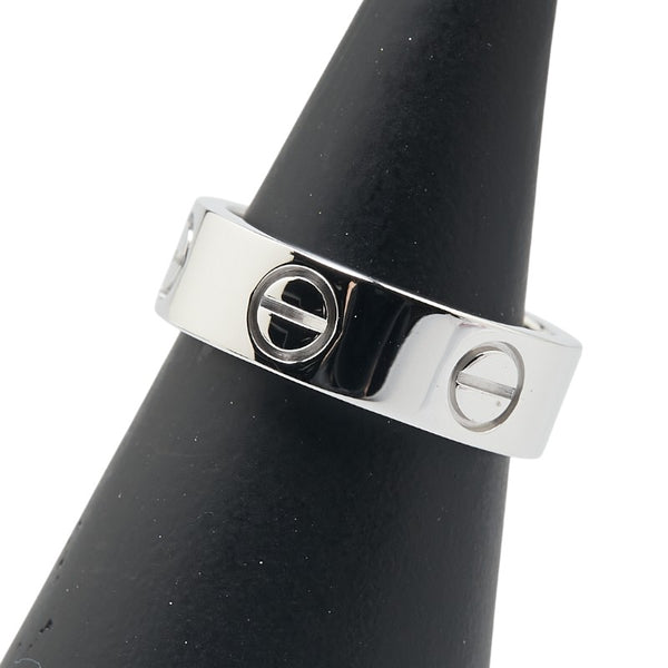 カルティエ ラブリング リング 指輪 #48 K18WG ホワイトゴールド レディース CARTIER 【中古】