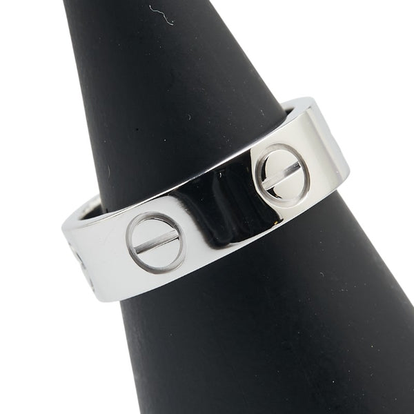 カルティエ ラブリング リング 指輪 #48 K18WG ホワイトゴールド レディース CARTIER 【中古】
