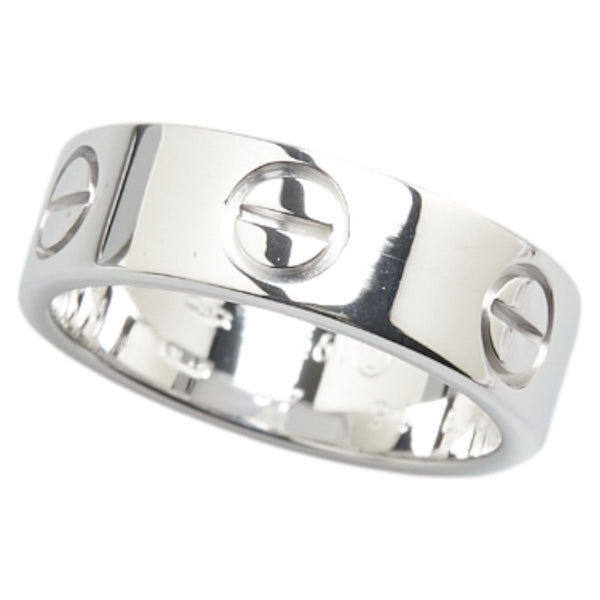 カルティエ ラブリング リング 指輪 #48 K18WG ホワイトゴールド レディース CARTIER 【中古】