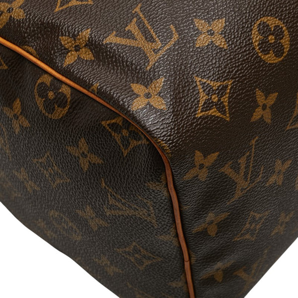 ルイ ヴィトン モノグラム スピーディ30 ハンドバッグ M41526 ブラウン PVC レザー レディース LOUIS VUITTON 【中古】