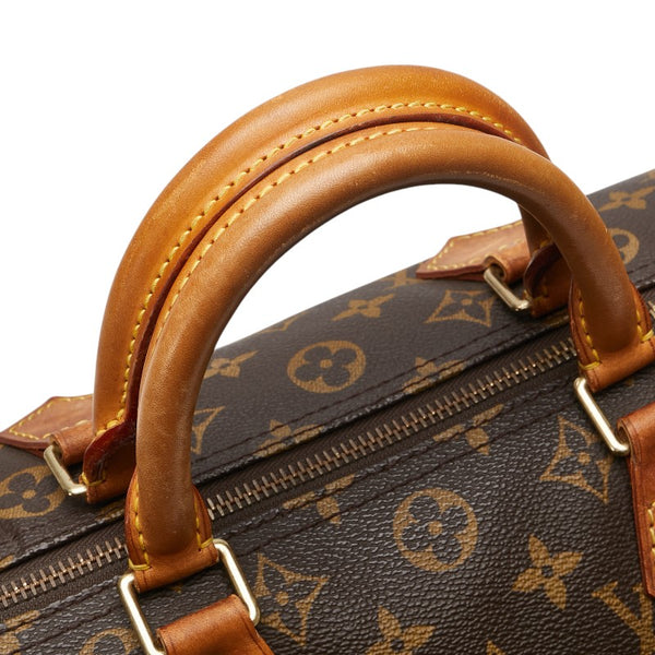 ルイ ヴィトン モノグラム スピーディ30 ハンドバッグ M41526 ブラウン PVC レザー レディース LOUIS VUITTON 【中古】