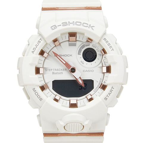 カシオ G-SHOCK ミッドサイズ スマートフォンリンク 腕時計 GMA-B800 クオーツ ホワイト文字盤 樹脂系 ラバー メンズ CASIO 【中古】