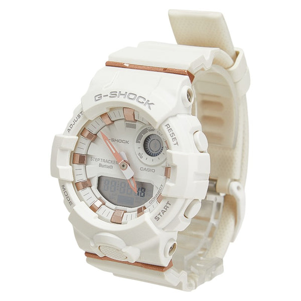 カシオ G-SHOCK ミッドサイズ スマートフォンリンク 腕時計 GMA-B800 クオーツ ホワイト文字盤 樹脂系 ラバー メンズ CASIO 【中古】