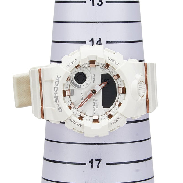 カシオ G-SHOCK ミッドサイズ スマートフォンリンク 腕時計 GMA-B800 クオーツ ホワイト文字盤 樹脂系 ラバー メンズ CASIO 【中古】