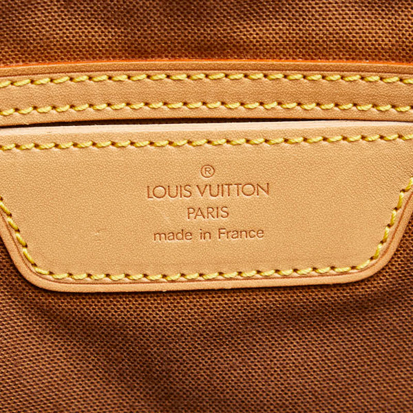 ルイ ヴィトン モノグラム フラネリー45 ボストンバッグ ショルダーバッグ M51115 ブラウン PVC レザー レディース LOUIS VUITTON 【中古】