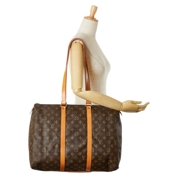 ルイ ヴィトン モノグラム フラネリー45 ボストンバッグ ショルダーバッグ M51115 ブラウン PVC レザー レディース LOUIS VUITTON 【中古】