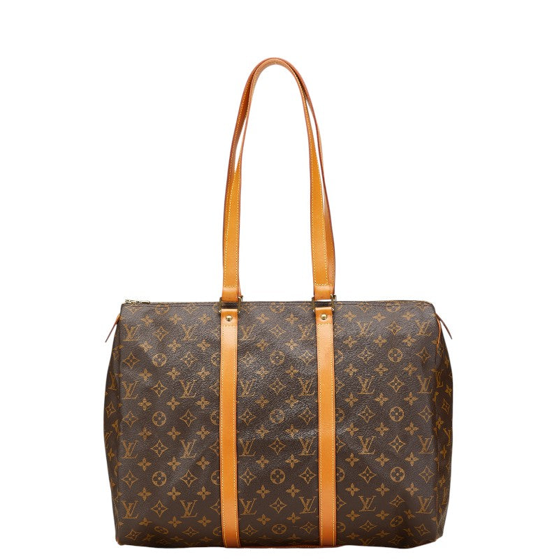 ルイ ヴィトン モノグラム フラネリー45 ボストンバッグ ショルダーバッグ M51115 ブラウン PVC レザー レディース LOUIS VUITTON 【中古】