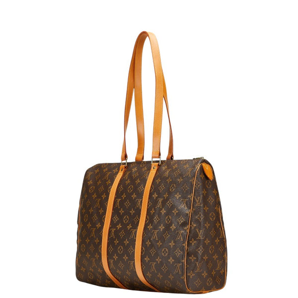 ルイ ヴィトン モノグラム フラネリー45 ボストンバッグ ショルダーバッグ M51115 ブラウン PVC レザー レディース LOUIS VUITTON 【中古】