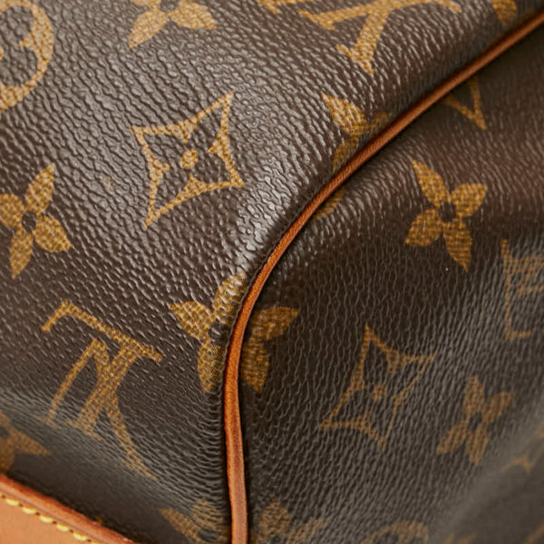 ルイ ヴィトン モノグラム フラネリー45 ボストンバッグ ショルダーバッグ M51115 ブラウン PVC レザー レディース LOUIS VUITTON 【中古】