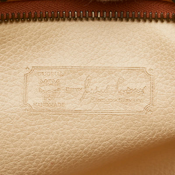 エム シー エム ヴィセトス セカンドバッグ クラッチバッグ ブラウン レザー レディース MCM 【中古】