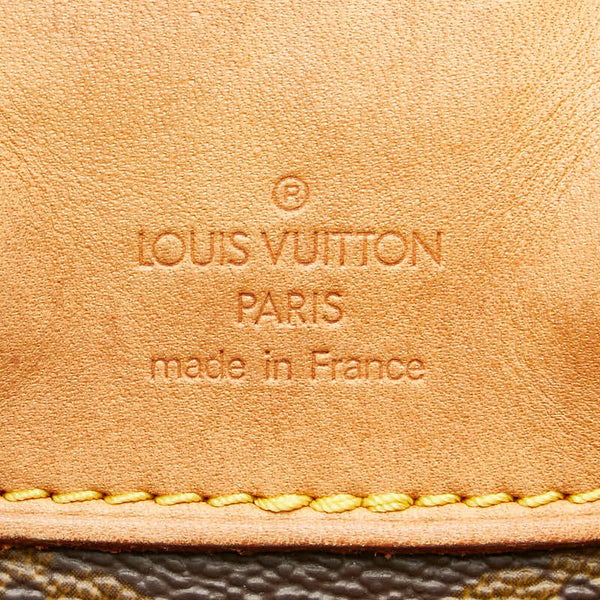 ルイ ヴィトン モノグラム モンスリMM リュック バックパック M51136 ブラウン PVC レザー レディース LOUIS VUITTON 【中古】