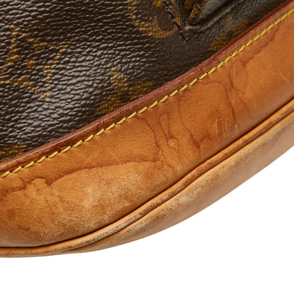 ルイ ヴィトン モノグラム モンスリMM リュック バックパック M51136 ブラウン PVC レザー レディース LOUIS VUITTON 【中古】