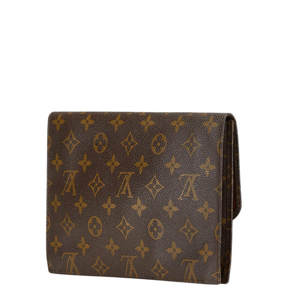 ルイ ヴィトン モノグラム ポシェットラバ 20 セカンドバッグ ポーチ M51935 ブラウン PVC レザー レディース LOUIS VUITTON 【中古】