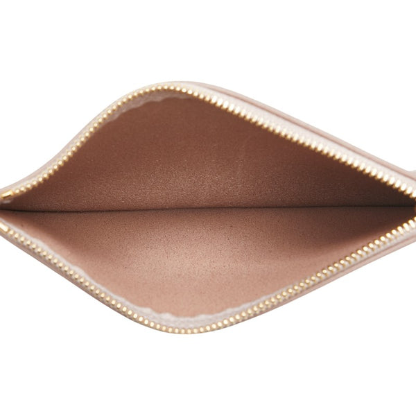サンローラン ポーチ 小物入れ ライトピンク レザー レディース SAINT LAURENT 【中古】
