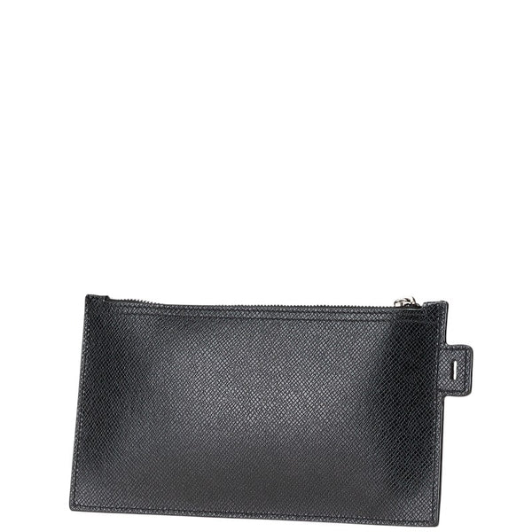 サンローラン ポーチ 小物入れ ブラック レザー レディース SAINT LAURENT 【中古】