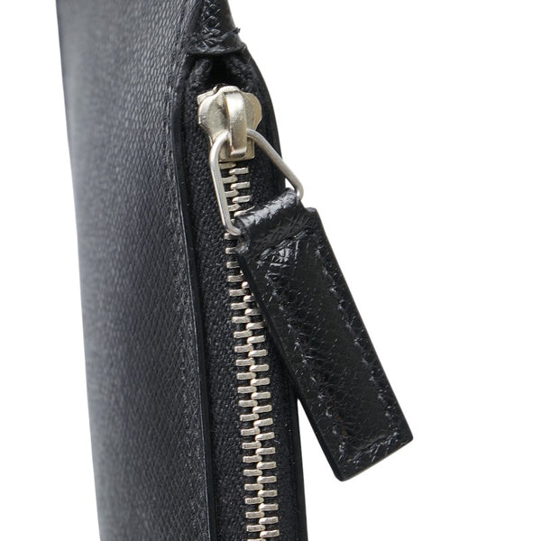 サンローラン ポーチ 小物入れ ブラック レザー レディース SAINT LAURENT 【中古】
