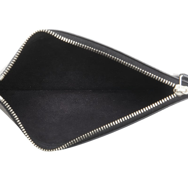 サンローラン ポーチ 小物入れ ブラック レザー レディース SAINT LAURENT 【中古】